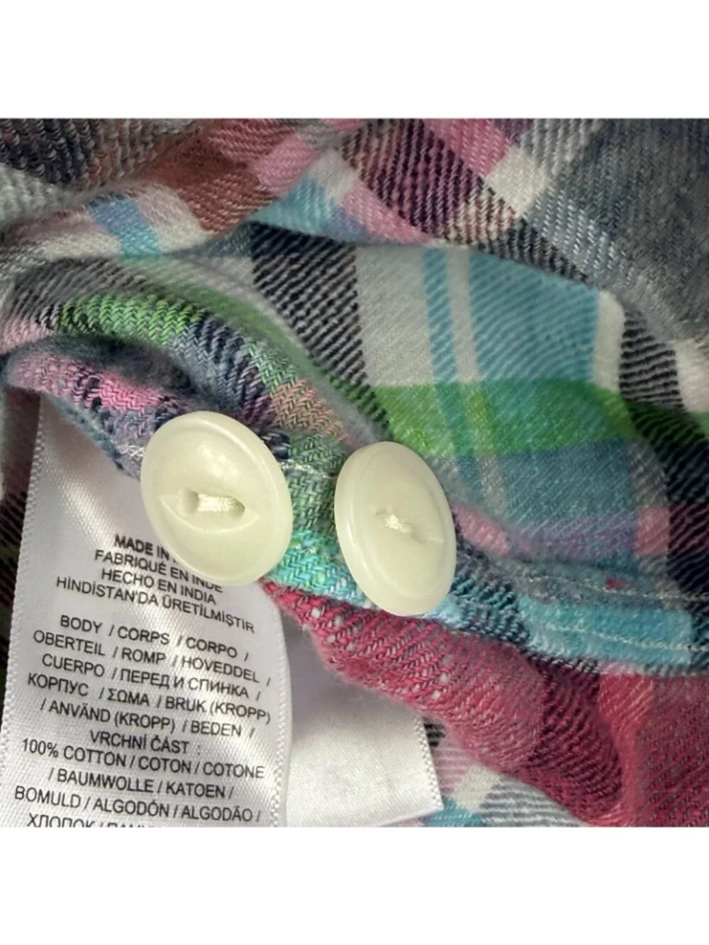 Polo Ralph Lauren Shirt Mens XL Multicolor Plaid Button Up Long Sleeve Classic